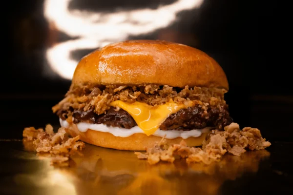 Single Truffle Beef Burger with Fries